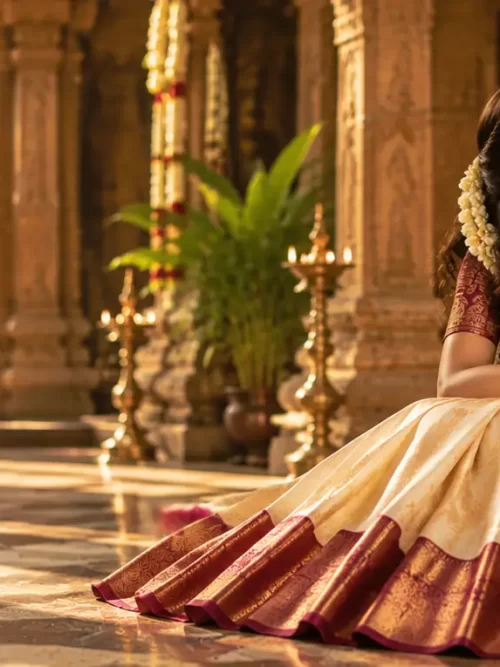 Festive Silk Half Saree