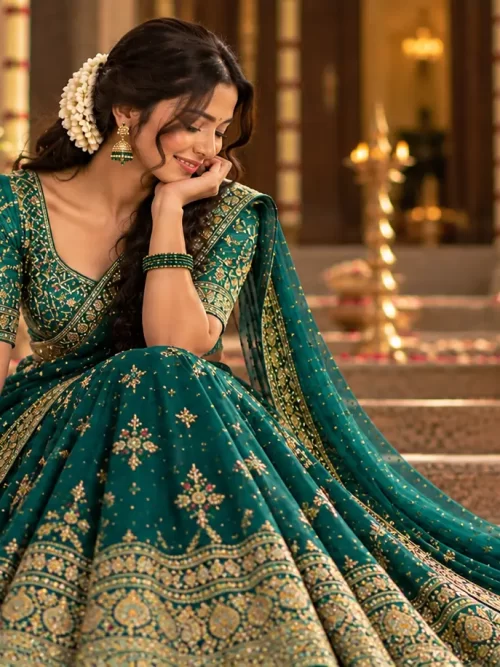 Elegant Silk Half Saree